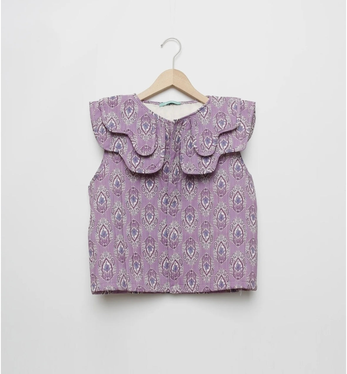Chaleco acolchado morado